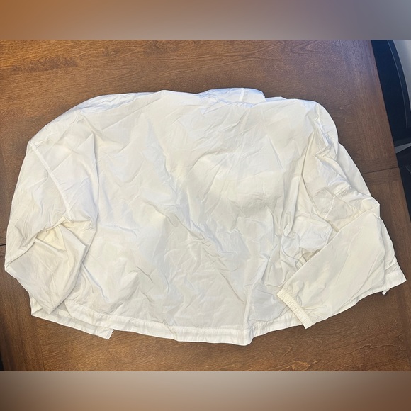 DSG Classic White Zip-Up Hoodie Rain Coat - Picture 4 of 9